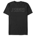 thumbnail image 1 of Men's Magic: The Gathering Classic Sleek Logo Graphic Tee Black 3X Large, 1 of 4
