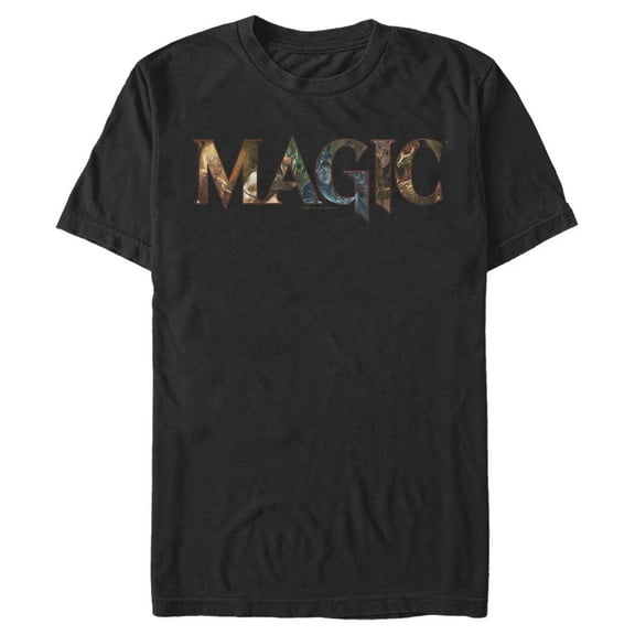 Men's Magic: The Gathering Decorative Logo  Graphic Tee Black 2X Large
