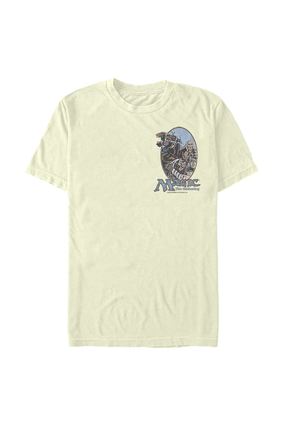 Men's Magic: The Gathering Fifth Edition Badge Graphic Tee Beige X Large