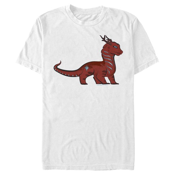 Men's Magic: The Gathering Ikoria Cute Lore Drakkis Graphic Tee White 2X Large
