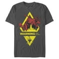 thumbnail image 1 of Men's Magic: The Gathering Ikoria Warning Beast Sign  Graphic Tee Charcoal Small, 1 of 4