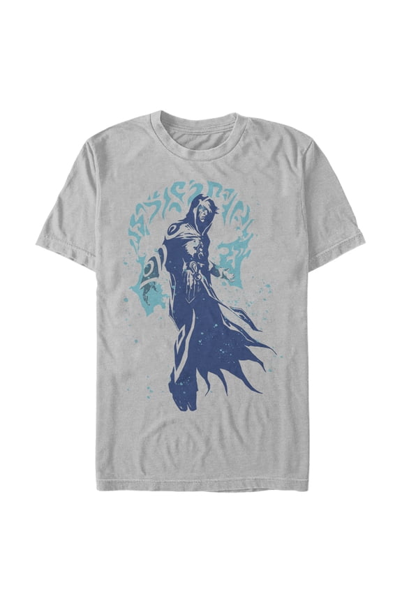 Men's Magic: The Gathering Jace Beleren Portrait Graphic Tee Silver X Large