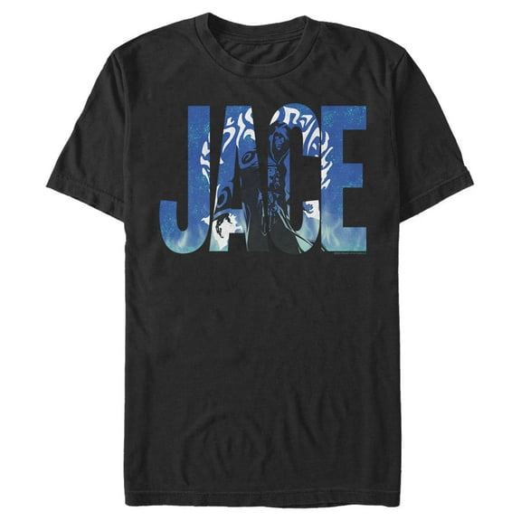 Men's Magic: The Gathering Jace Beleren Text Graphic Tee Black Small