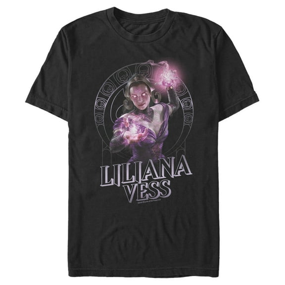 Men's Magic: The Gathering Liliana Vess Power Graphic Tee Black X Large