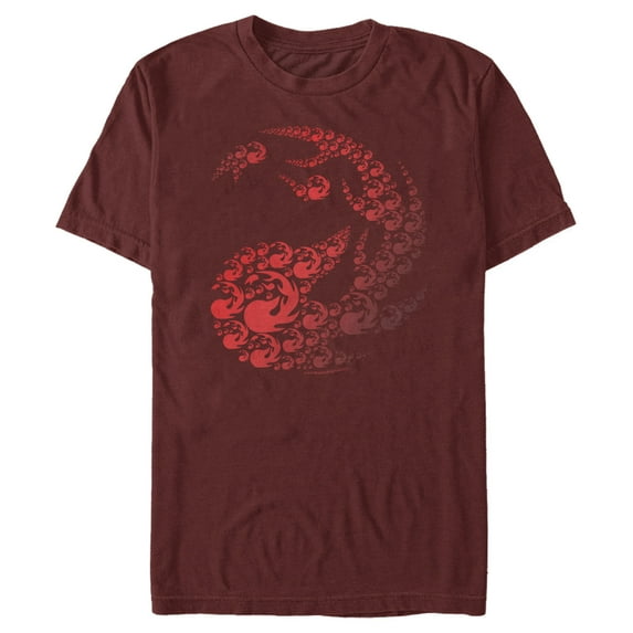 Men's Magic: The Gathering Mana Decorative Fireball Symbol Graphic Tee Cardinal X Large