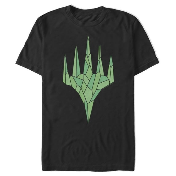 Men's Magic: The Gathering Mana Planeswalker Symbol Graphic Tee Black Large