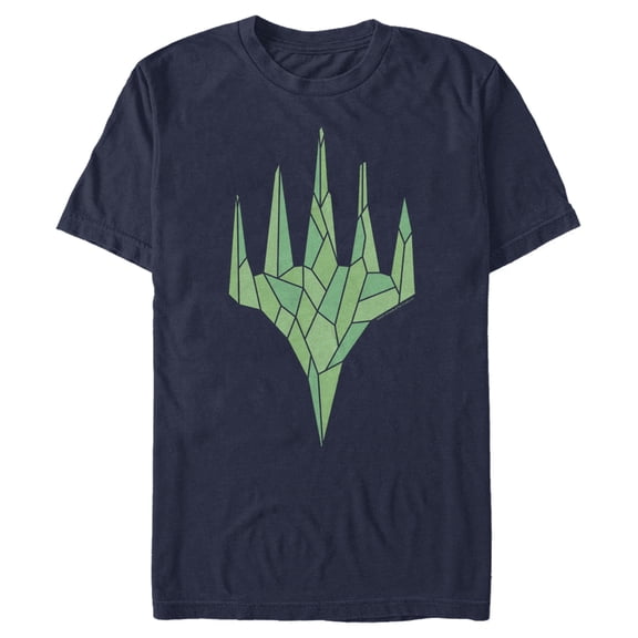 Men's Magic: The Gathering Mana Planeswalker Symbol  Graphic Tee Navy Blue 2X Large