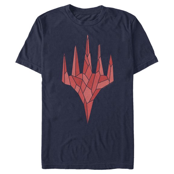 Men's Magic: The Gathering Mana Planeswalker Symbol  Graphic Tee Navy Blue Small