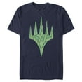 thumbnail image 1 of Men's Magic: The Gathering Mana Planeswalker Symbol  Graphic Tee Navy Blue Small, 1 of 4