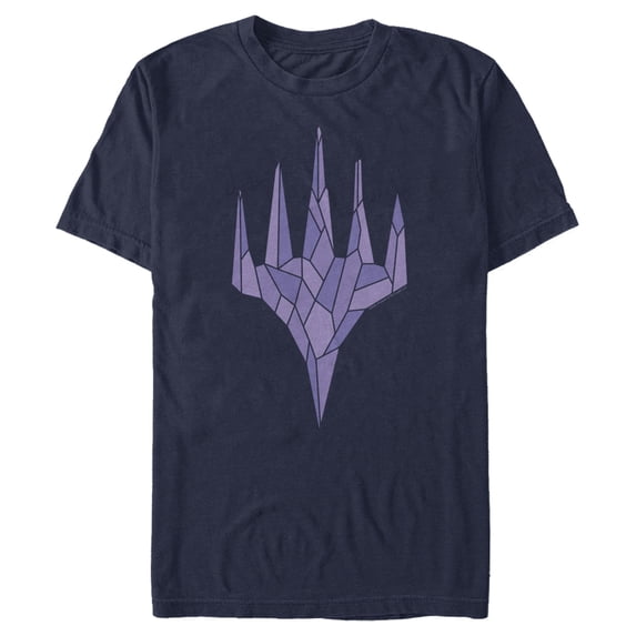 Men's Magic: The Gathering Mana Planeswalker Symbol Graphic Tee Navy Blue X Large