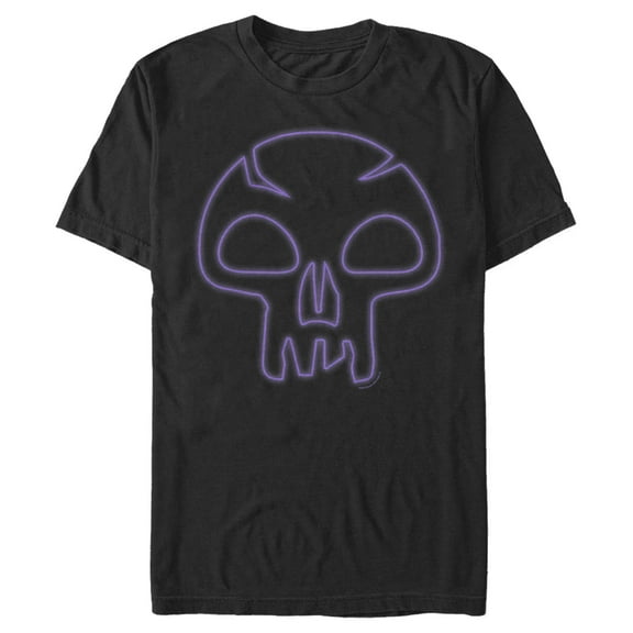 Men's Magic: The Gathering Mana Skull Outline  Graphic Tee Black 2X Large