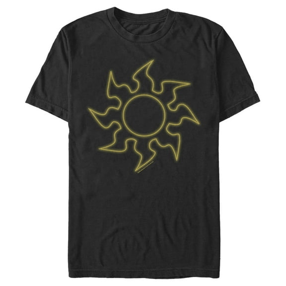 Men's Magic: The Gathering Mana Sun Symbol Outline  Graphic Tee Black Small