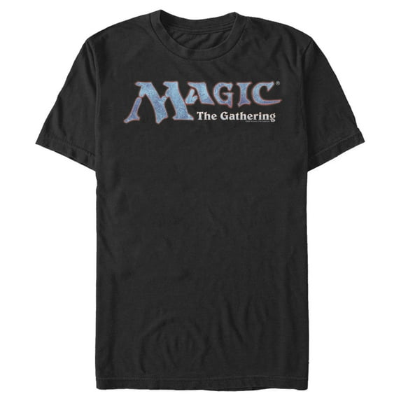 Men's Magic: The Gathering Vintage Logo  Graphic Tee Black Medium