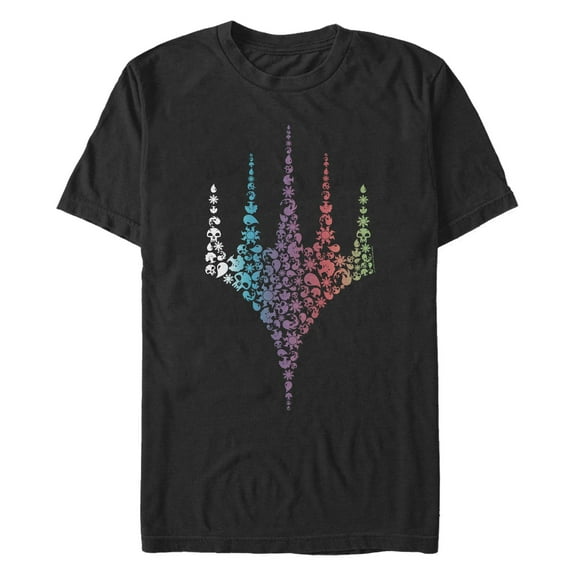 Men's Magic the Gathering Multicolor Planeswalker Logo Graphic T-Shirt