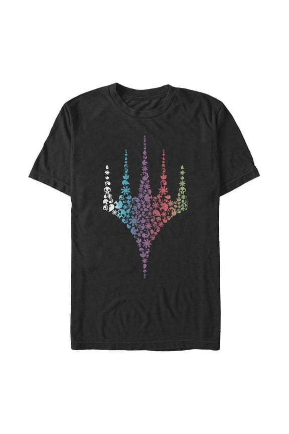 Men's Magic the Gathering Multicolor Planeswalker Logo Graphic T-Shirt
