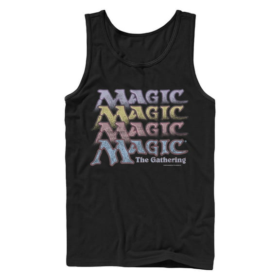 Men's Magic the Gathering Rainbow Fade Tank Top