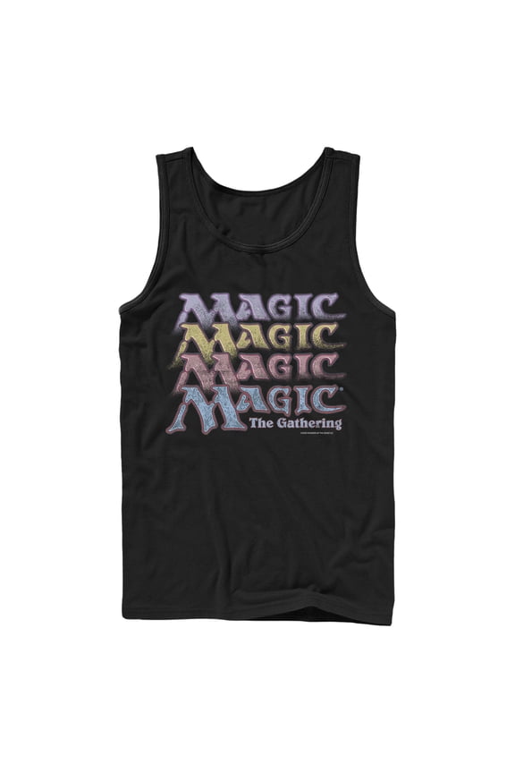 Men's Magic the Gathering Rainbow Fade Tank Top