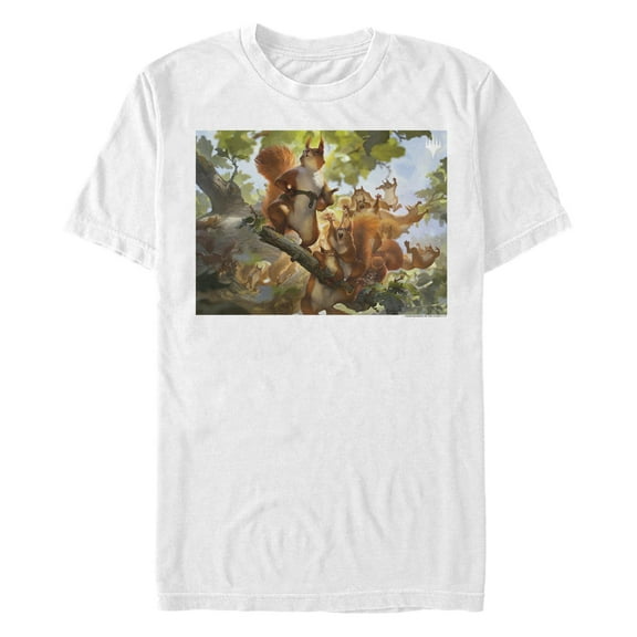 Men's Magic the Gathering Squirrels Photo  Graphic T-Shirt