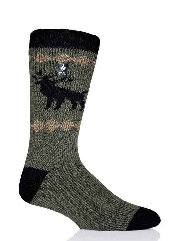 Men's Magnus ORIGINAL Moose Jacquard Crew Sock