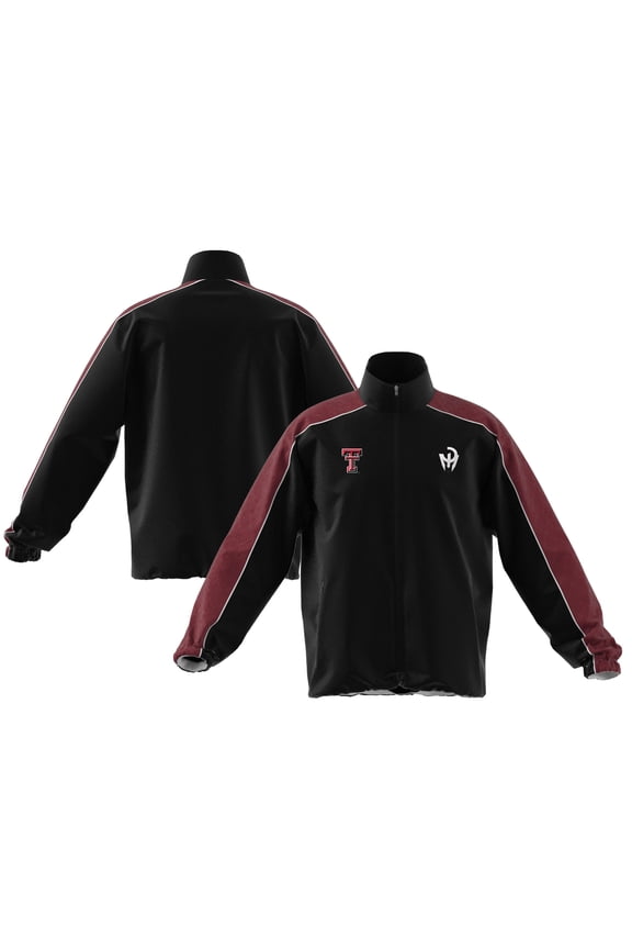 Men's Mahomes Black Texas Tech Red Raiders Full-Zip Track Jacket