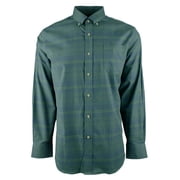 Men's Mainmast Plaid Stretch Button Down Shirt Frst Small