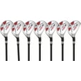 thumbnail image 1 of Men's Majek Golf All Hybrid Complete Full Set, which includes: #5, 6, 7, 8, 9, PW +SW Senior Flex Right Handed New Utility "A" Flex Club, 1 of 9