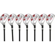مجموعة Majek Golf All Hybrid الكاملة للرجال، والتي تتضمن #5، 6، 7، 8، 9، PW +SW Senior Flex Right Handed New Utility A Flex Club