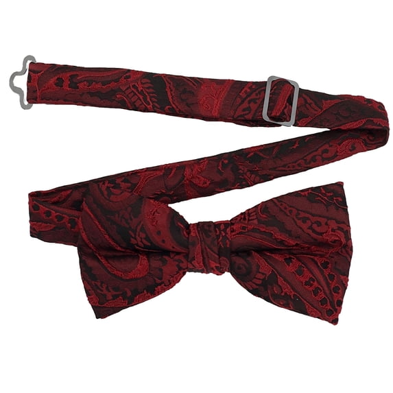 Men’s Majestic Apple Formal Satin Pre-Tied Bow Tie by Spencer J’s Signature Satin Collection