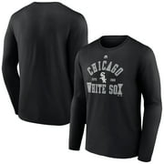 Mens Majestic Black Chicago White Sox High Praise Long Sleeve T-Shirt