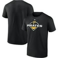 thumbnail image 1 of Men's Majestic Black Pittsburgh Pirates Assist T-Shirt, 1 of 3