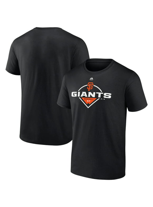 Men's Majestic Black San Francisco Giants Assist T-Shirt