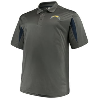 Los Angeles Chargers Antigua Affluent Polo - Heathered Gray