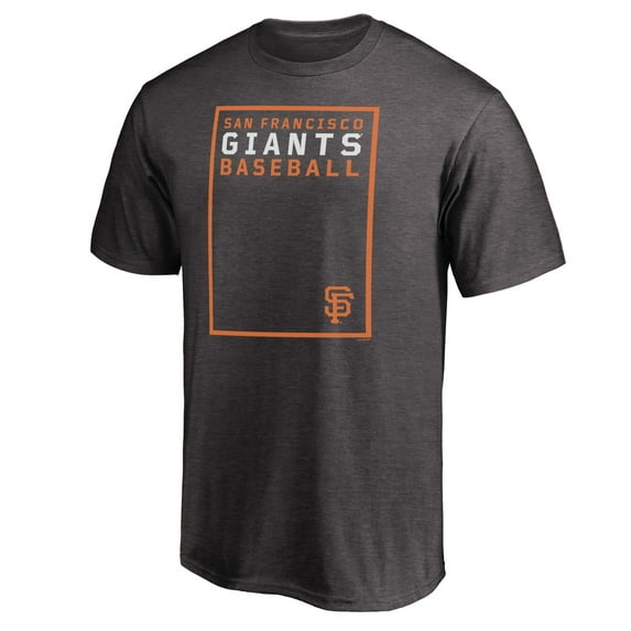 Men's Majestic Charcoal San Francisco Giants On the Grid T-Shirt