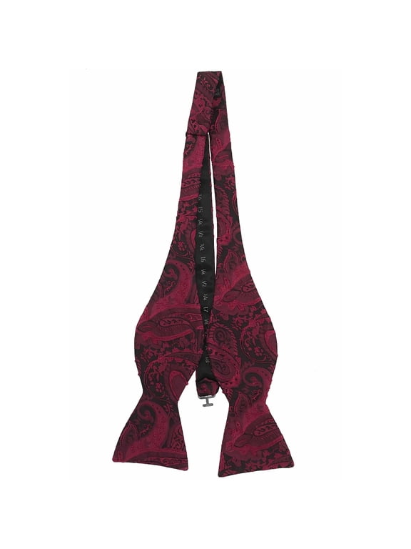 Men’s Majestic Fuchsia Formal Satin Self-Tie Bow Tie in a Variety of Colors by Spencer J’s Signature Satin Collection