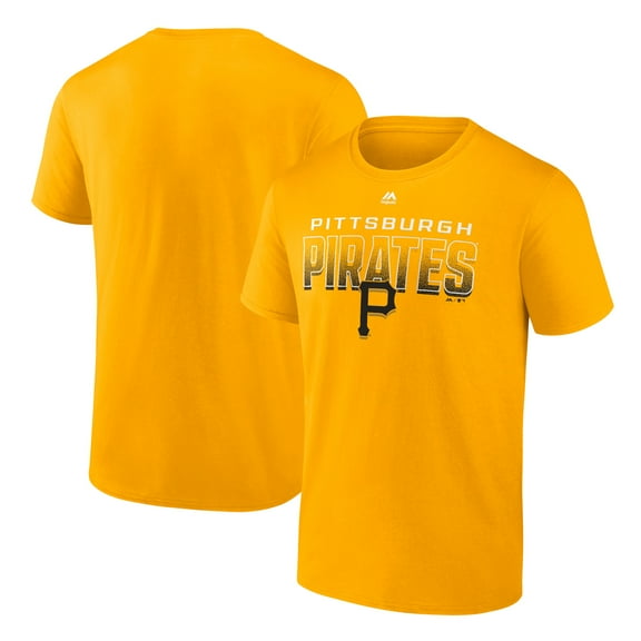 Men's Majestic Gold Pittsburgh Pirates Fast-Paced T-Shirt