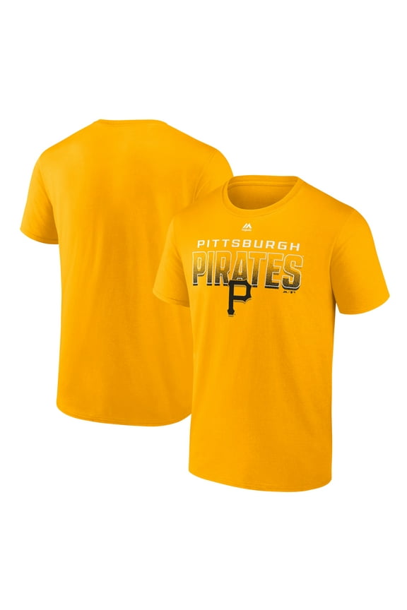 Men's Majestic Gold Pittsburgh Pirates Fast-Paced T-Shirt