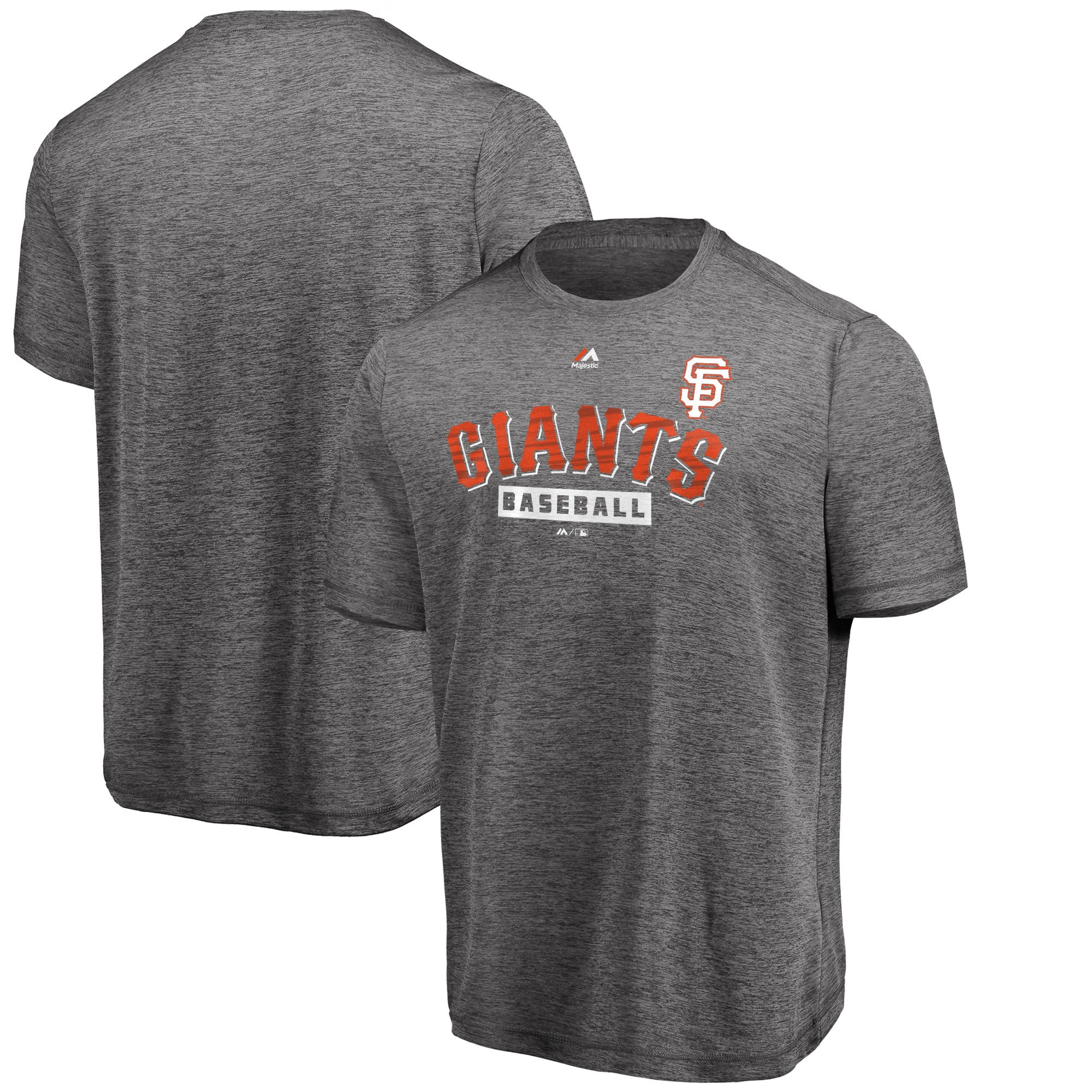 Men's Majestic Gray San Francisco Giants Official Fandom Cool Base