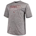 thumbnail image 1 of Men's Majestic Heathered Gray Arizona Cardinals Big & Tall Last Chance Ply Reflective T-Shirt, 1 of 3