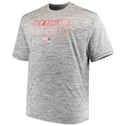 Mens Majestic Heathered Gray New England Patriots Big & Tall Last Chance Ply Reflective T-Shirt