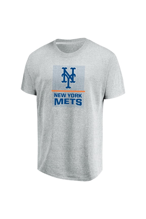 Men's Majestic Heathered Gray New York Mets Flying High Big & Tall T-Shirt