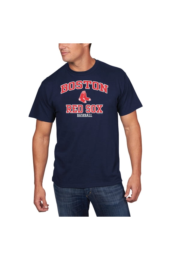 Men's Majestic Navy Boston Red Sox High Praise T-Shirt