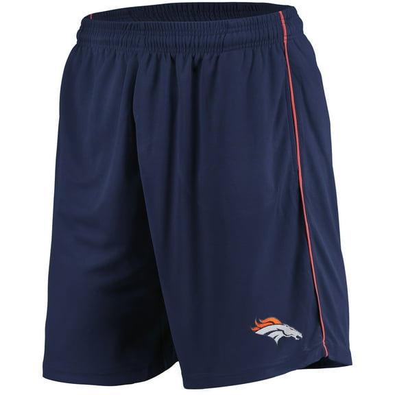 Men's Majestic Navy Denver Broncos Mesh Shorts