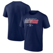 Men's Majestic Navy Milwaukee Brewers Starry Banner T-Shirt