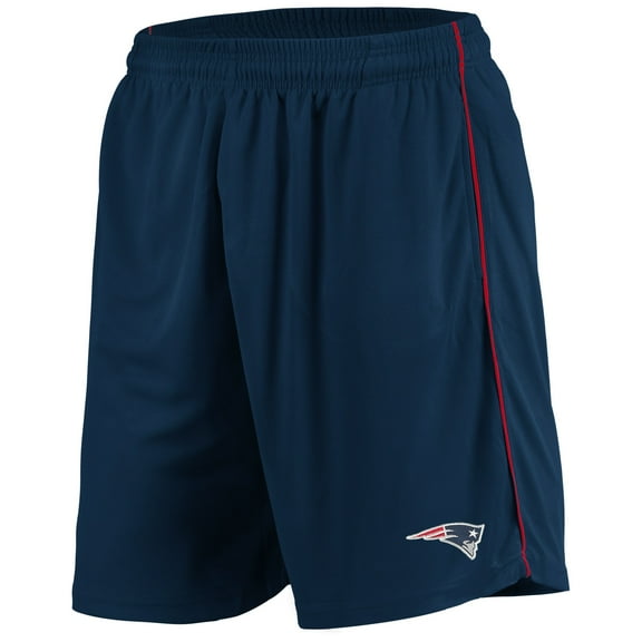 Men's Majestic Navy New England Patriots Mesh Shorts