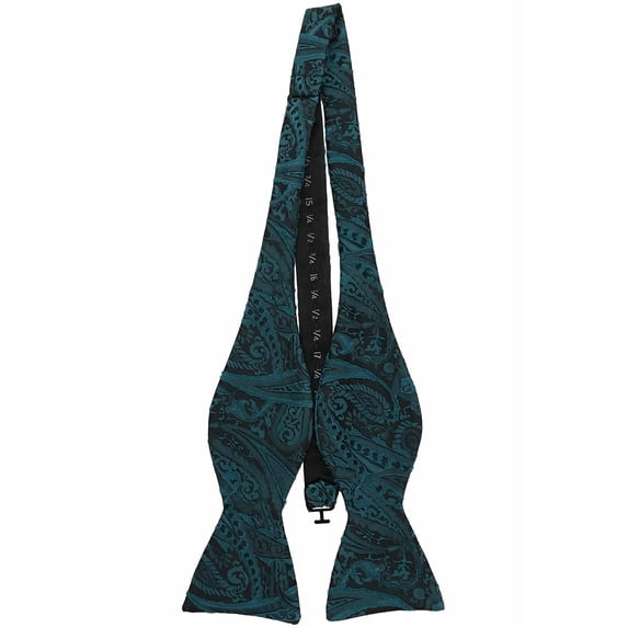 Men’s Majestic Oasis Formal Satin Self-Tie Bow Tie in a Variety of Colors by Spencer J’s Signature Satin Collection