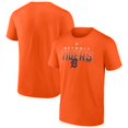 thumbnail image 1 of Men's Majestic Orange Detroit Tigers Fast-Paced T-Shirt, 1 of 3