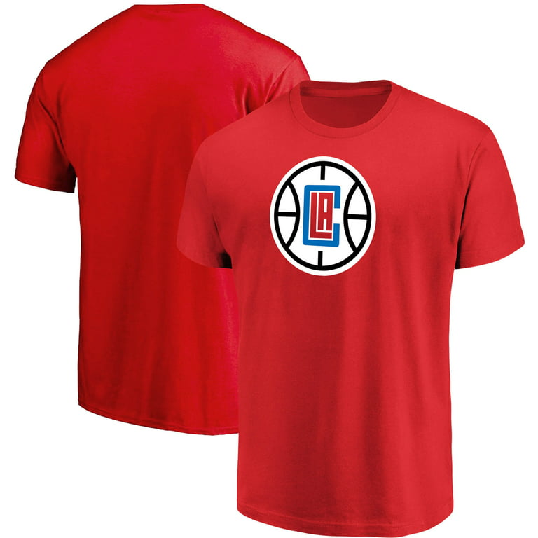 Majestic Size 2XL NBA Los Angeles LA Clippers T Shirt Red