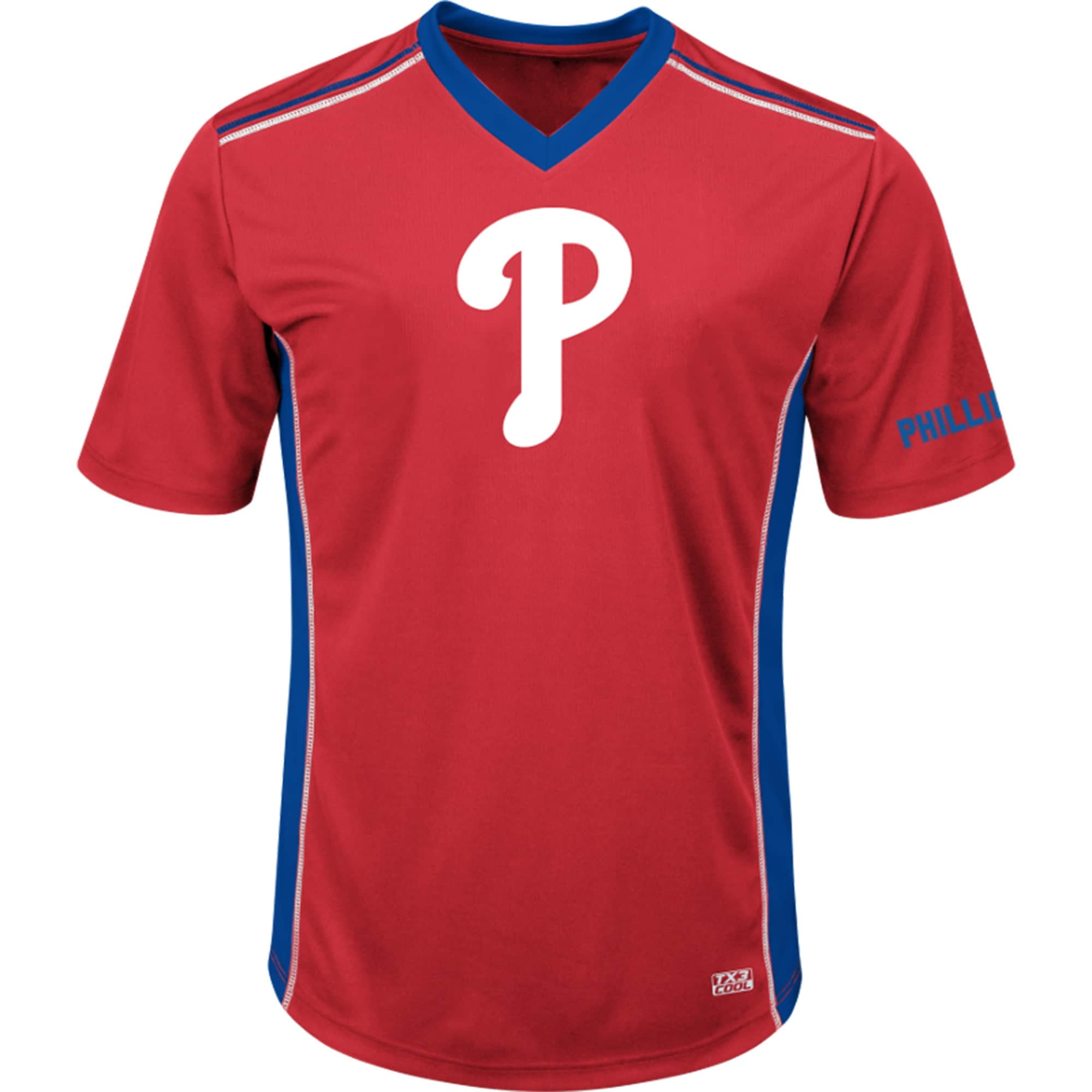 応援グッズ MLB Phillies Majestic game shirt Majestic PHILADELPHIA PHILLIES 2008 WORLD SERIES CHAMPIONS T