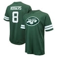 thumbnail image 1 of Men's Majestic Threads Aaron Rodgers Green New York Jets Name & Number Oversized Fit T-Shirt, 1 of 3