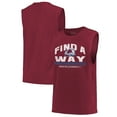 thumbnail image 1 of Men's Majestic Threads Burgundy Colorado Avalanche 2022 Stanley Cup Champions Softhand Muscle Tank, 1 of 3